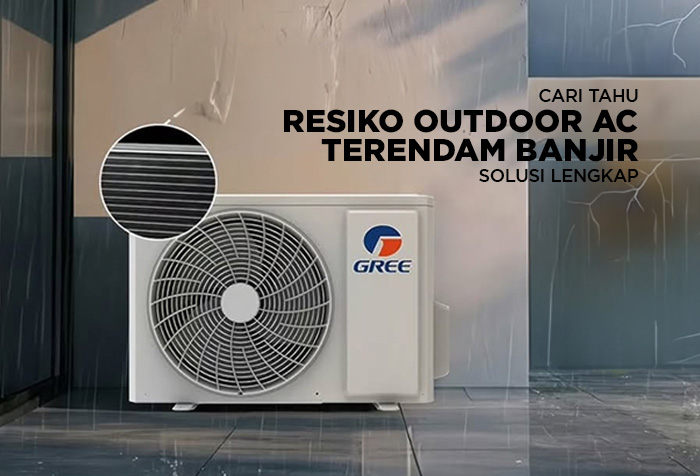 RESIKO OUTDOOR AC TERENDAM BANJIR DAN SOLUSINYA