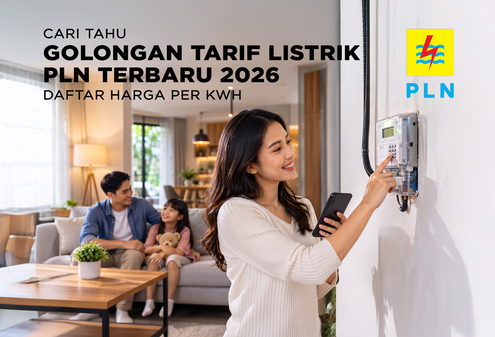 GOLONGAN TARIF LISTRIK PLN TERBARU 2026 DAFTAR HARGA PER KWH