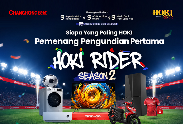 PROMO AC CHANGHONG HADIAH MOTOR HOKI RIDER