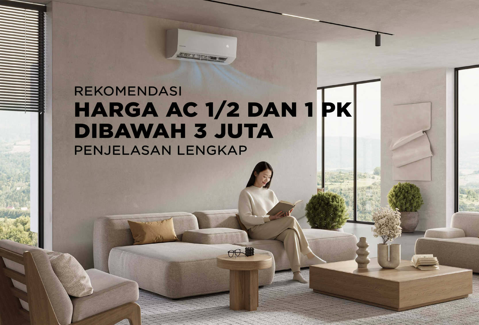 HARGA AC 1/2 DAN 1 PK DIBAWAH 3 JUTA 2026