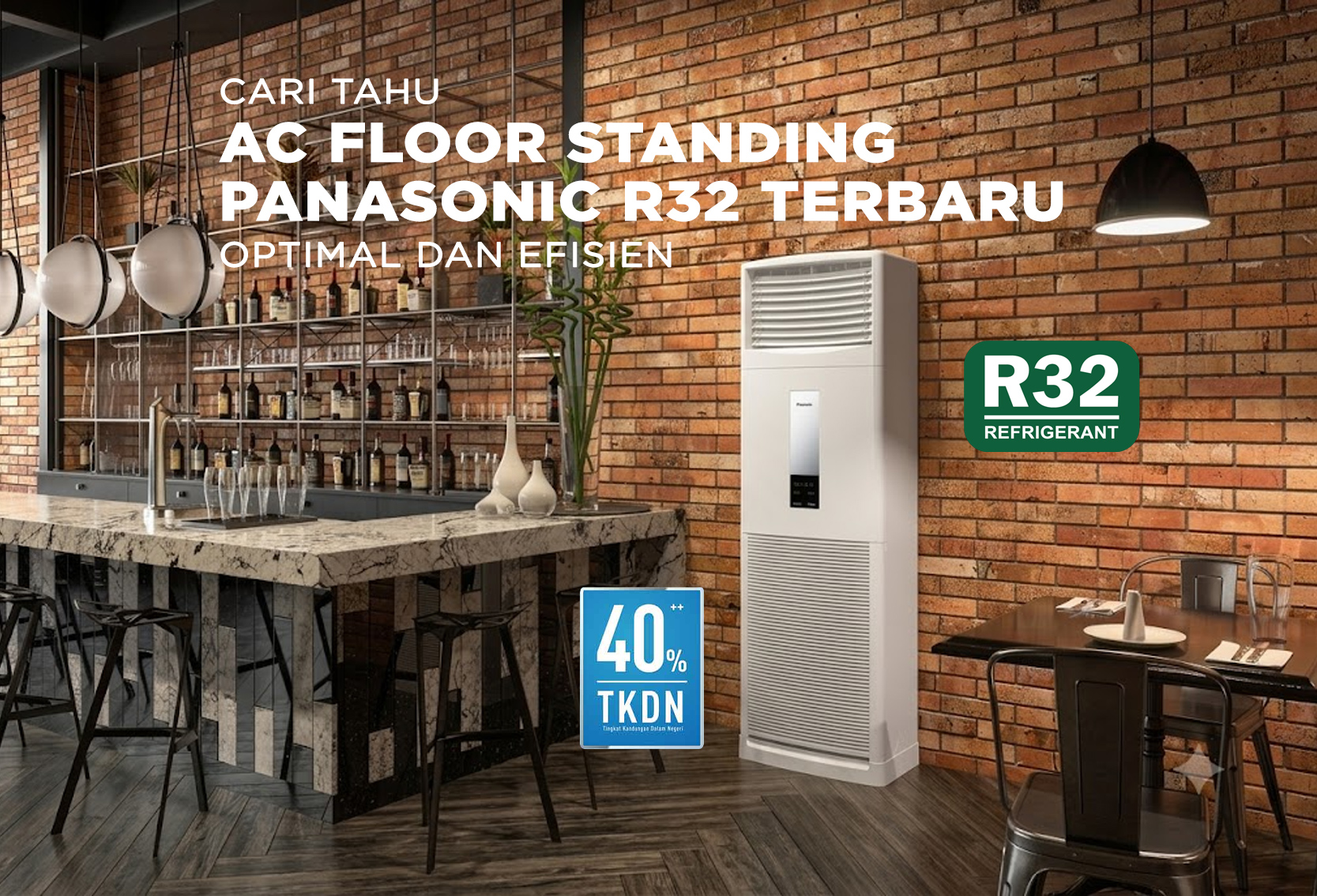 AC FLOOR STANDING PANASONIC R32 TERBARU