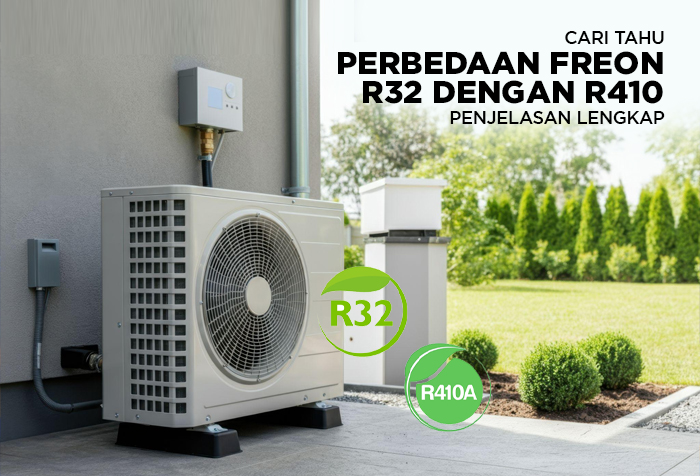 CARI TAHU PERBEDAAN FREON R32 DAN R410A BESERTA PERSAMAANNYA