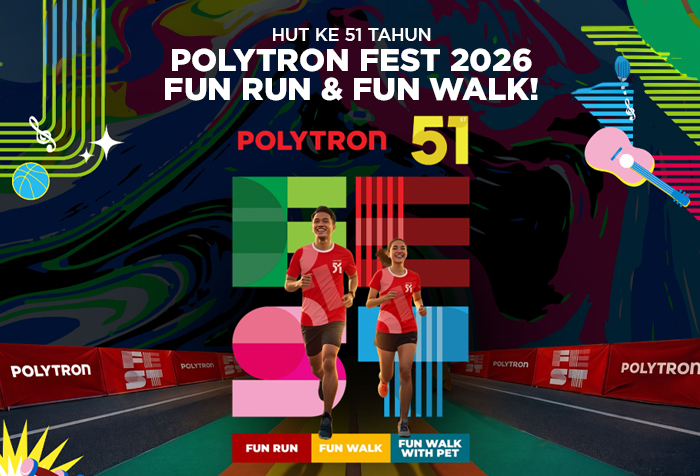 POLYTRON FEST 2026 ULTAH KE-51 TAHUN FUN RUN DAN FUN WALK
