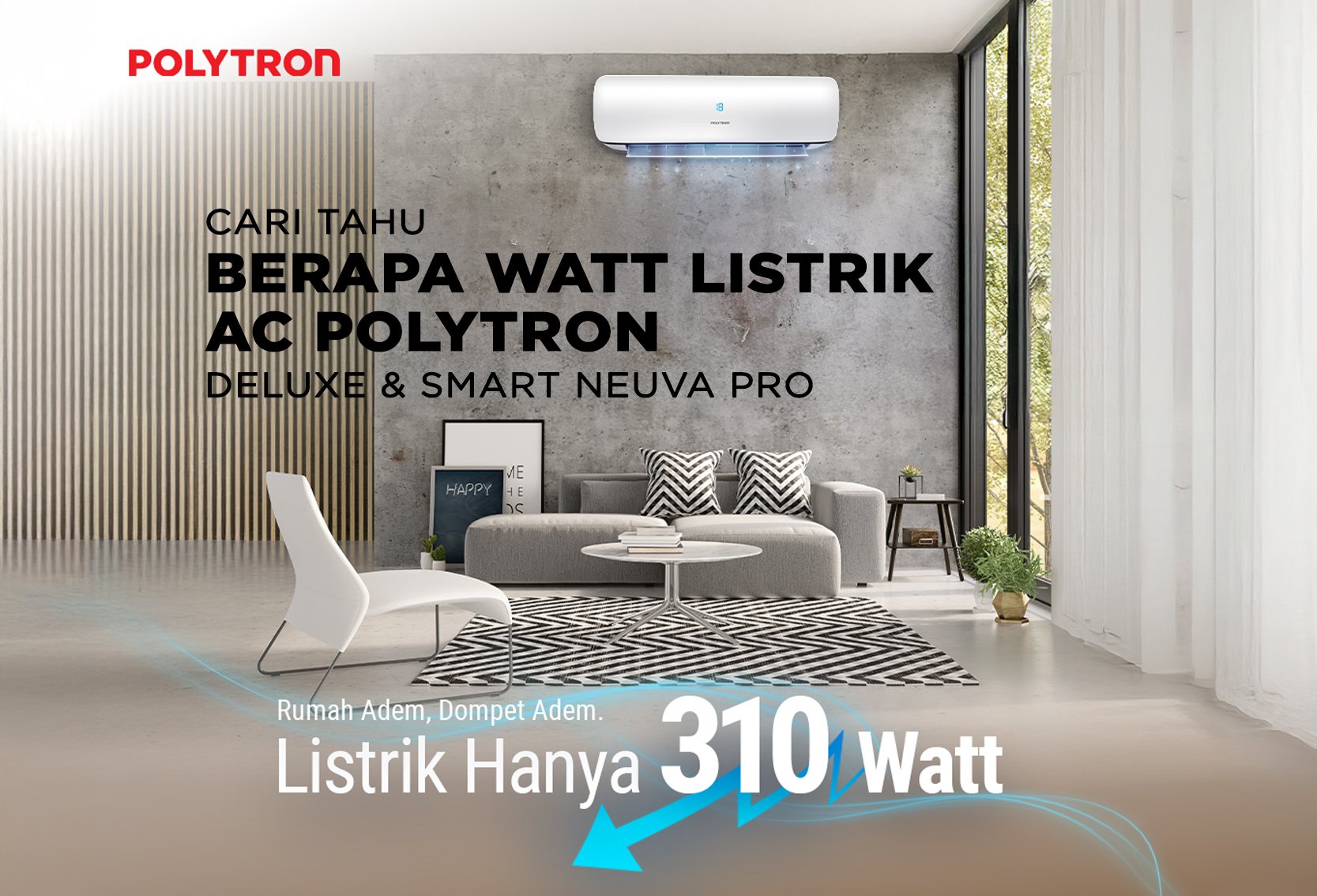 BERAPA WATT LISTRIK AC POLYTRON